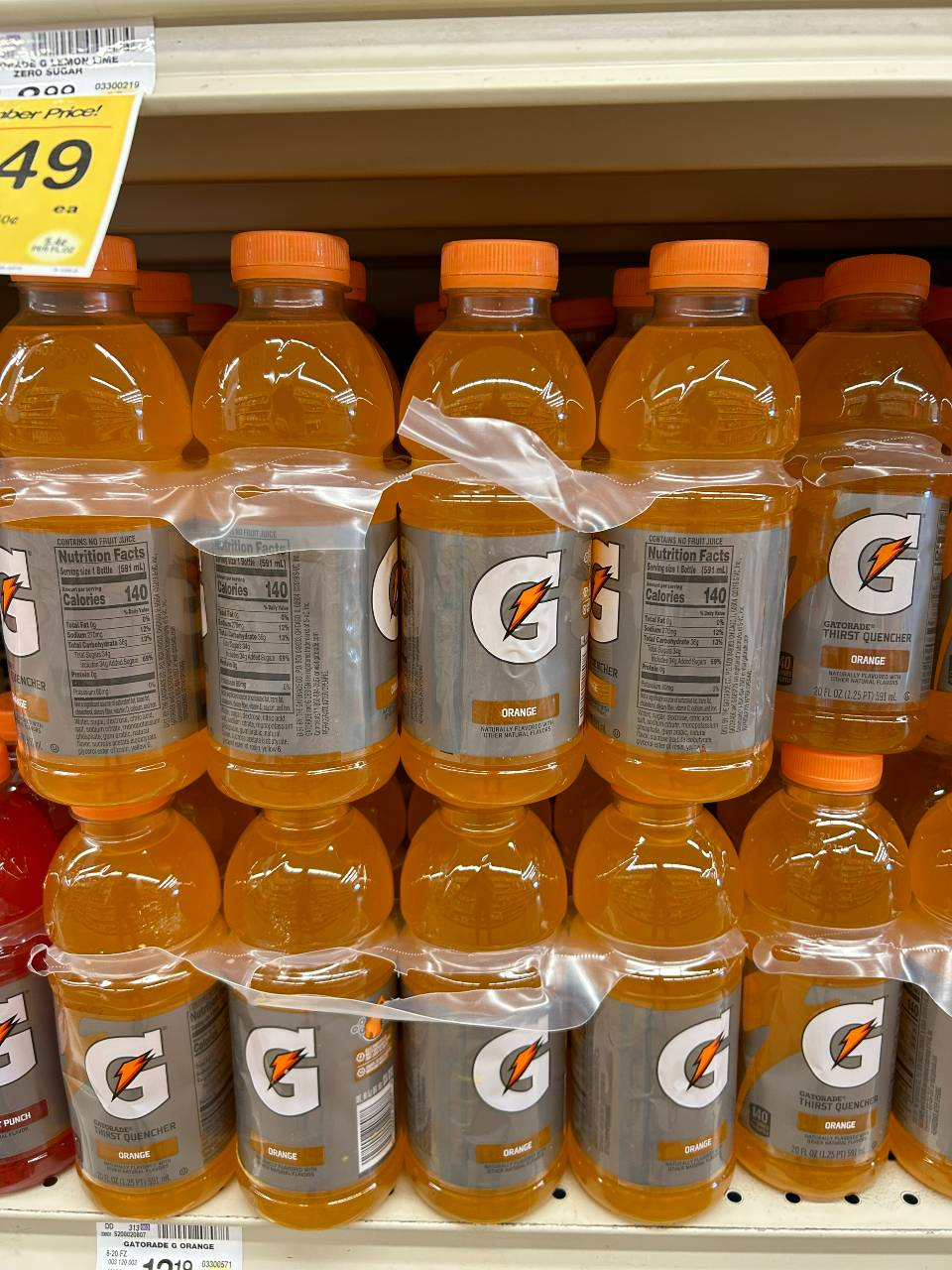 Sports drink bottles, illustrating the question of whether Gatorade is good for you