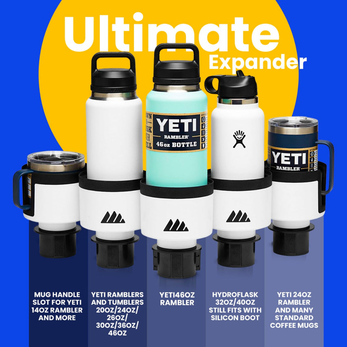 ULTIMATE EXPANDER® - Portabicchieri Espandibile fino a 10 cm