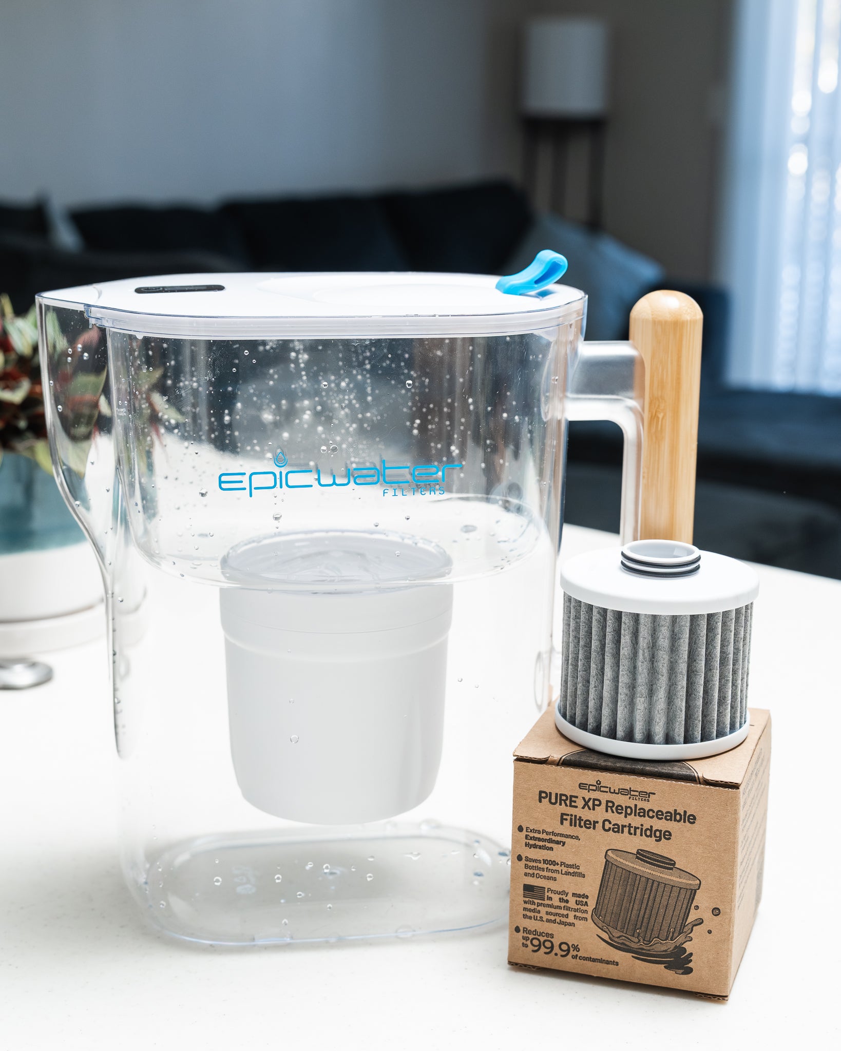 Pure XP Pitcher | Reduces Fluoride, PFAS, & Parasites