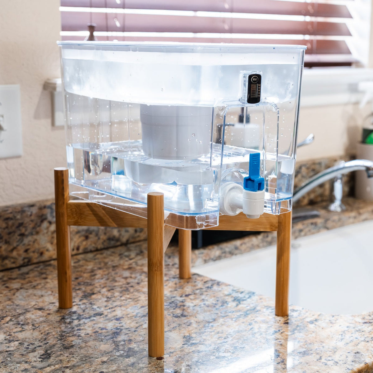 Supporto in bambù per dispenser