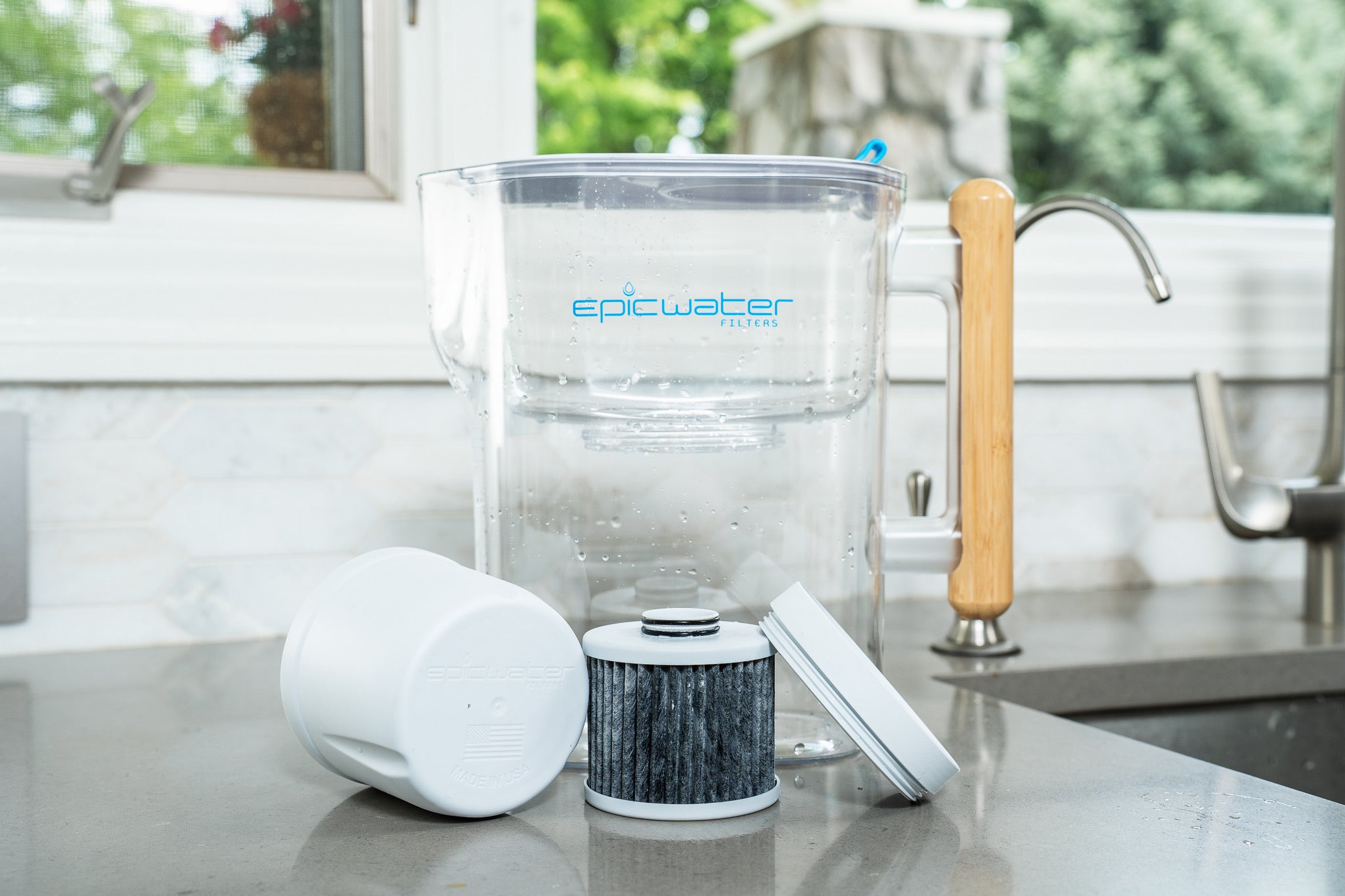 Pure XP Pitcher | Reduces Fluoride, PFAS, & Parasites