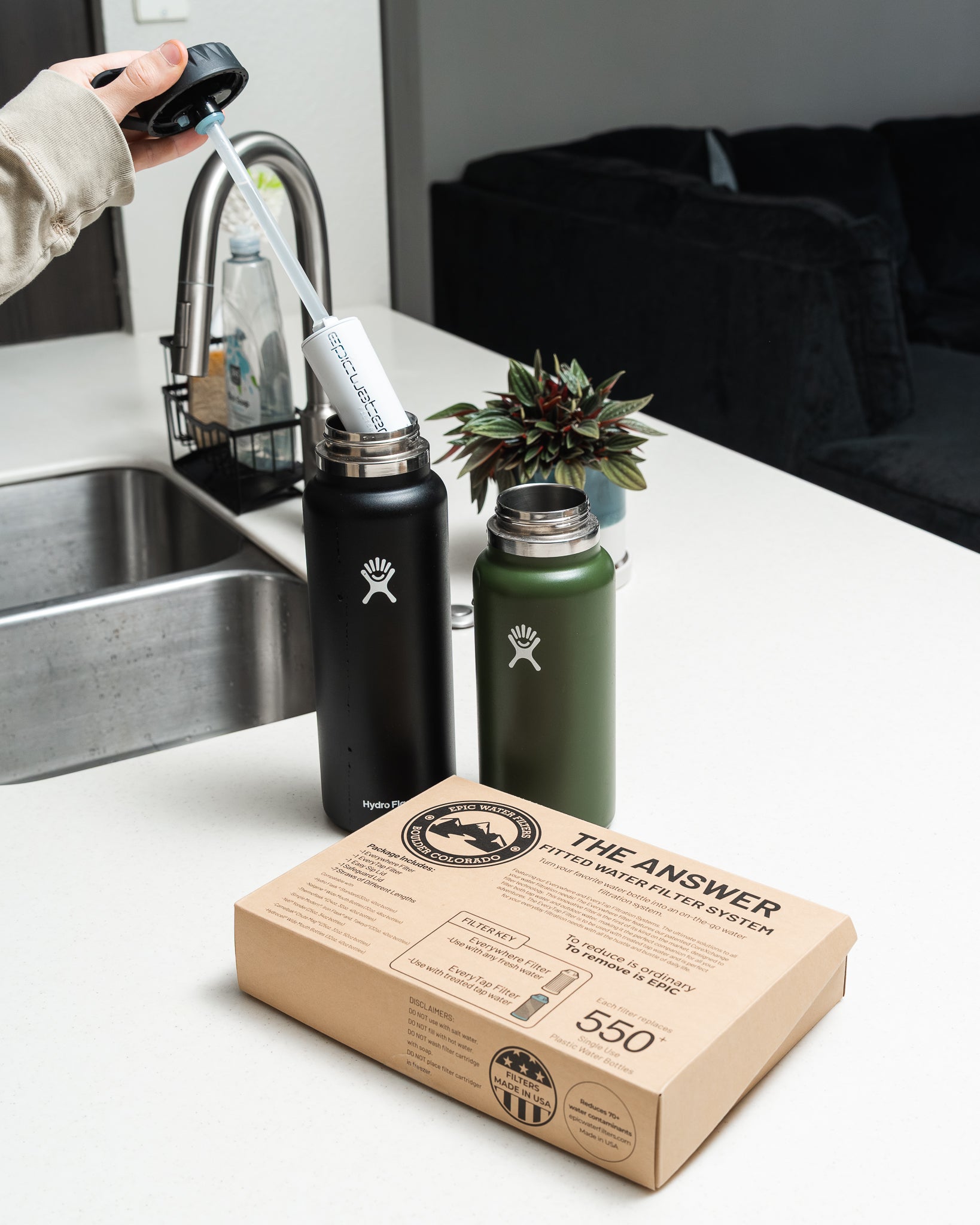 The Answer 2.0 | Compatible With Hydro Flask, Nalgene, and More!