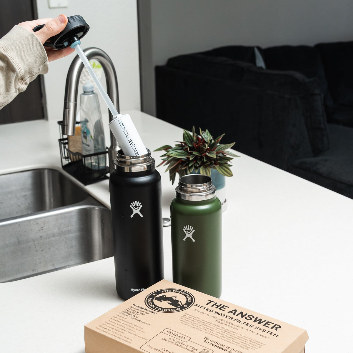 The Answer 2.0 | Compatible With Hydro Flask, Nalgene, and More!