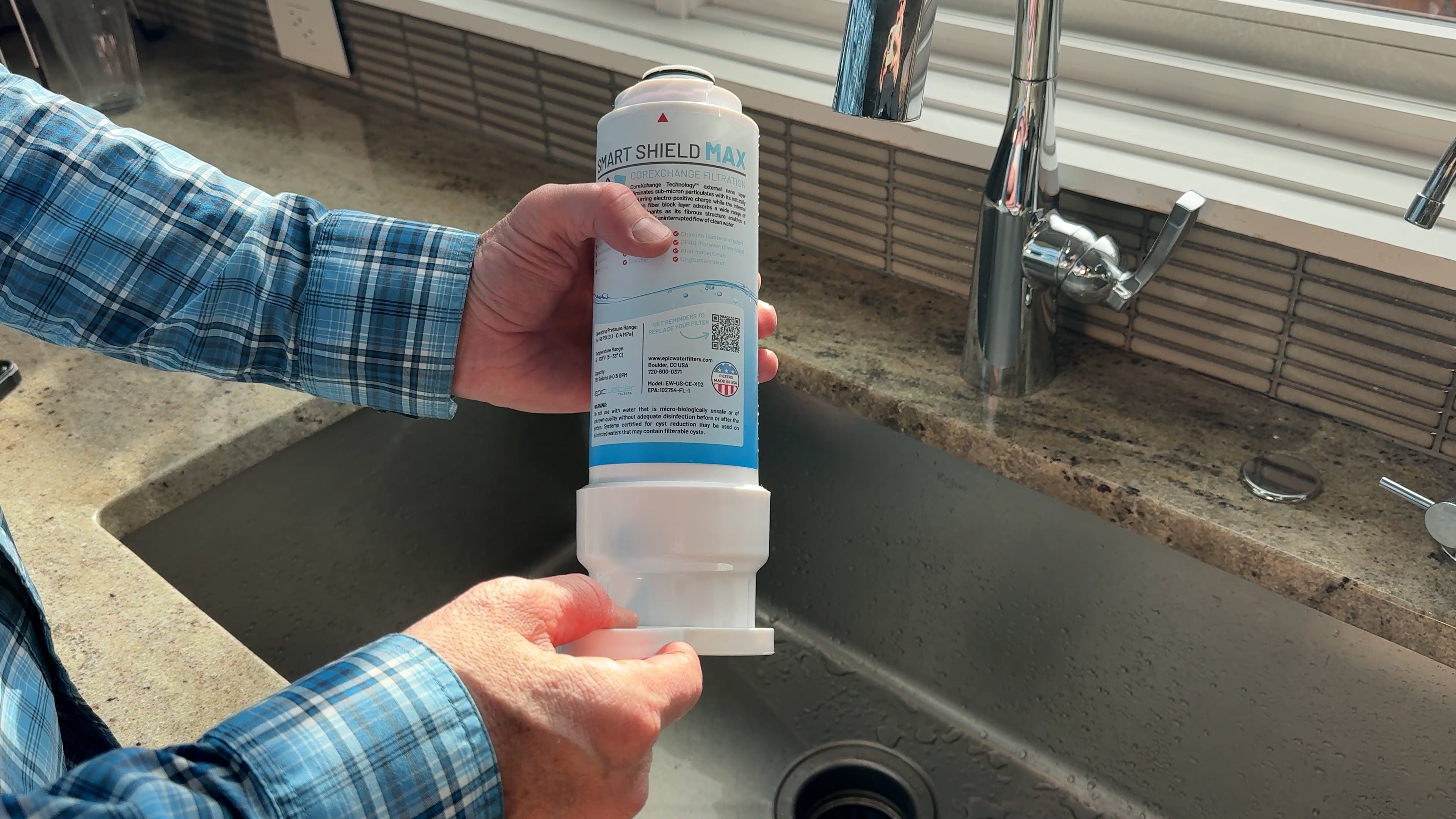 Epic Smart Shield Max + Sediment Filter Bundle