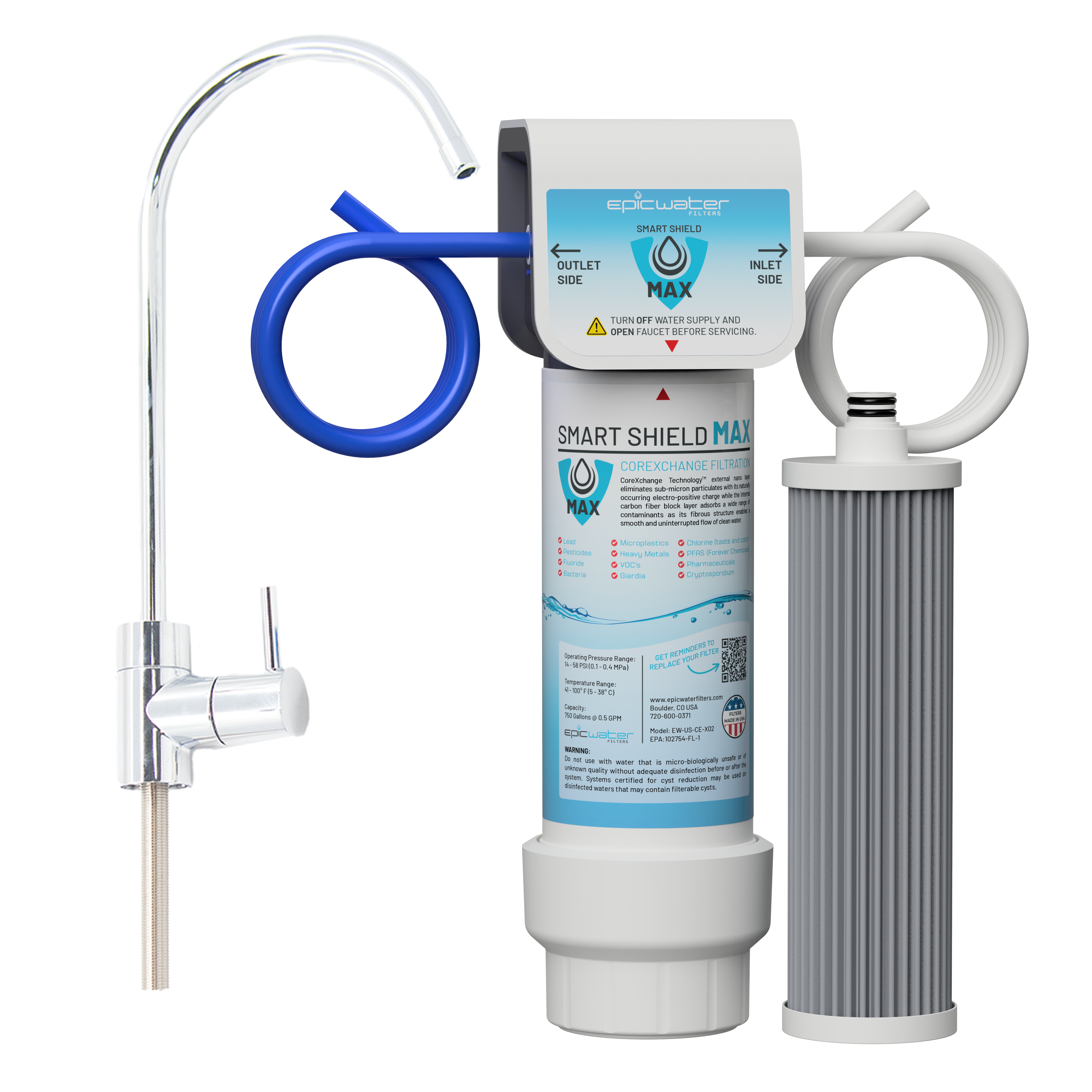 Epic Smart Shield Max with Dedicated Faucet