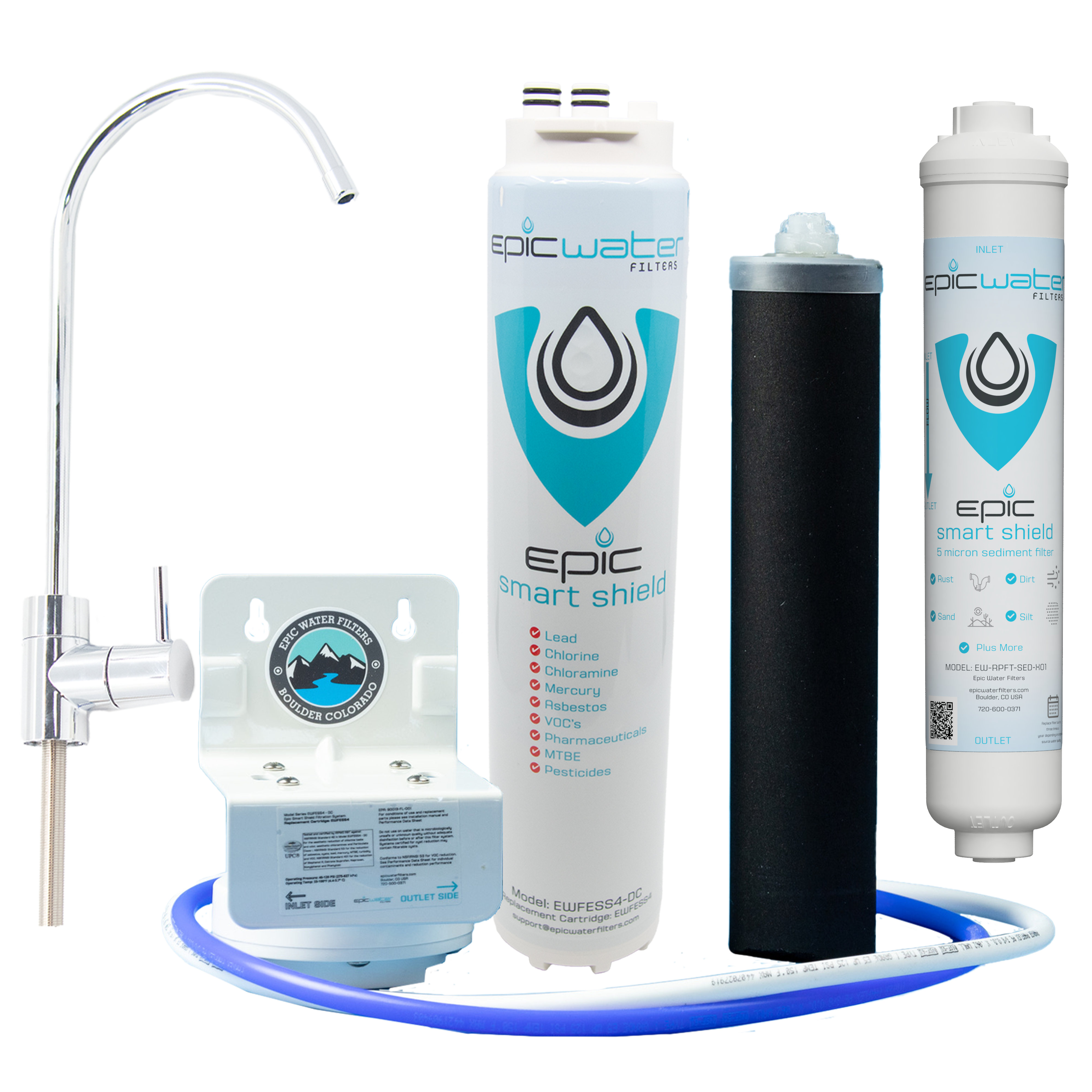 Epic Smart Shield with Dedicated Faucet + Sediment Filter