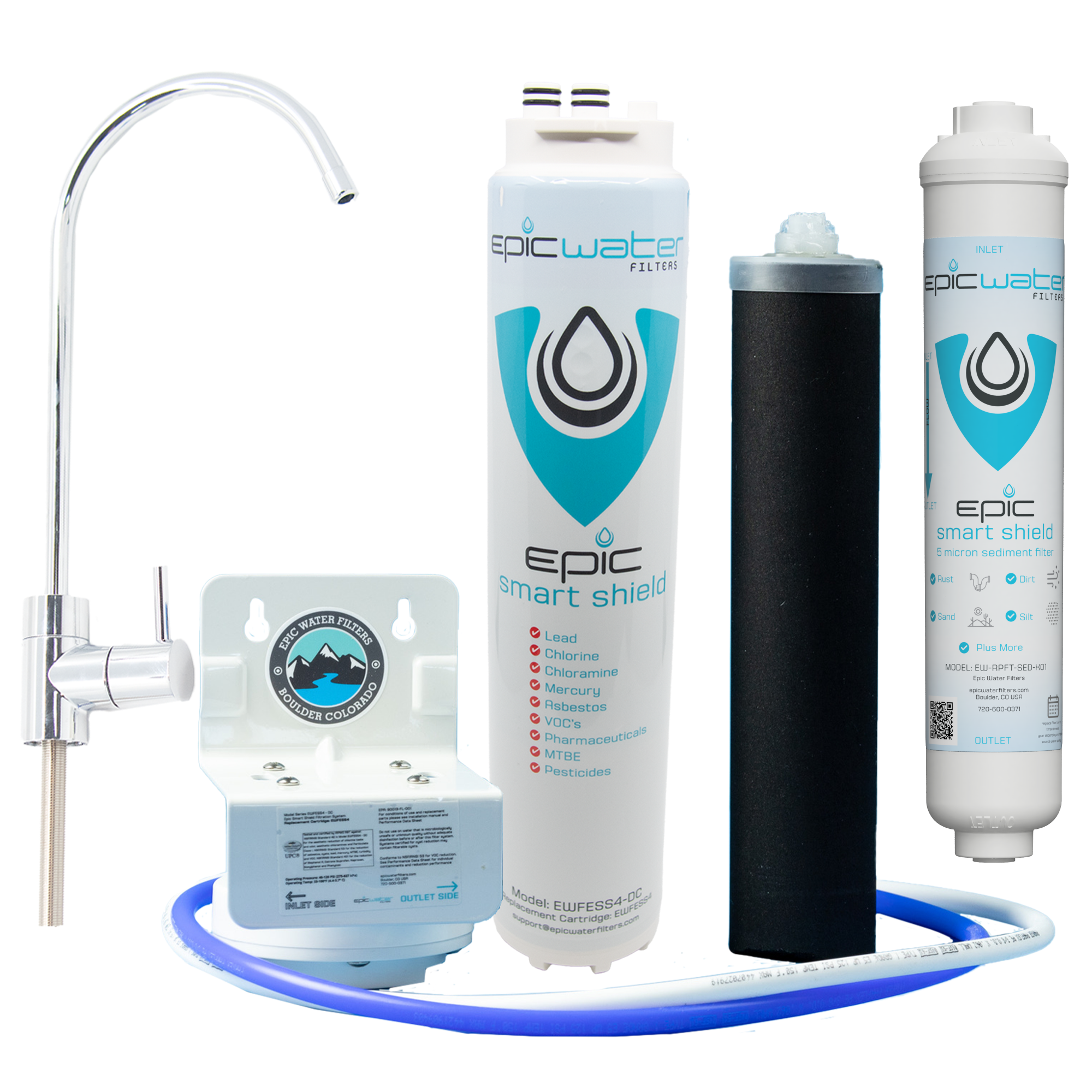 Epic Smart Shield with Dedicated Faucet + Sediment Filter