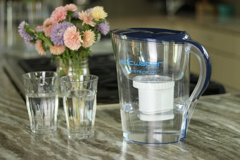 Replacement Filter for Nano Water Filter Pitcher Removes Bacteria