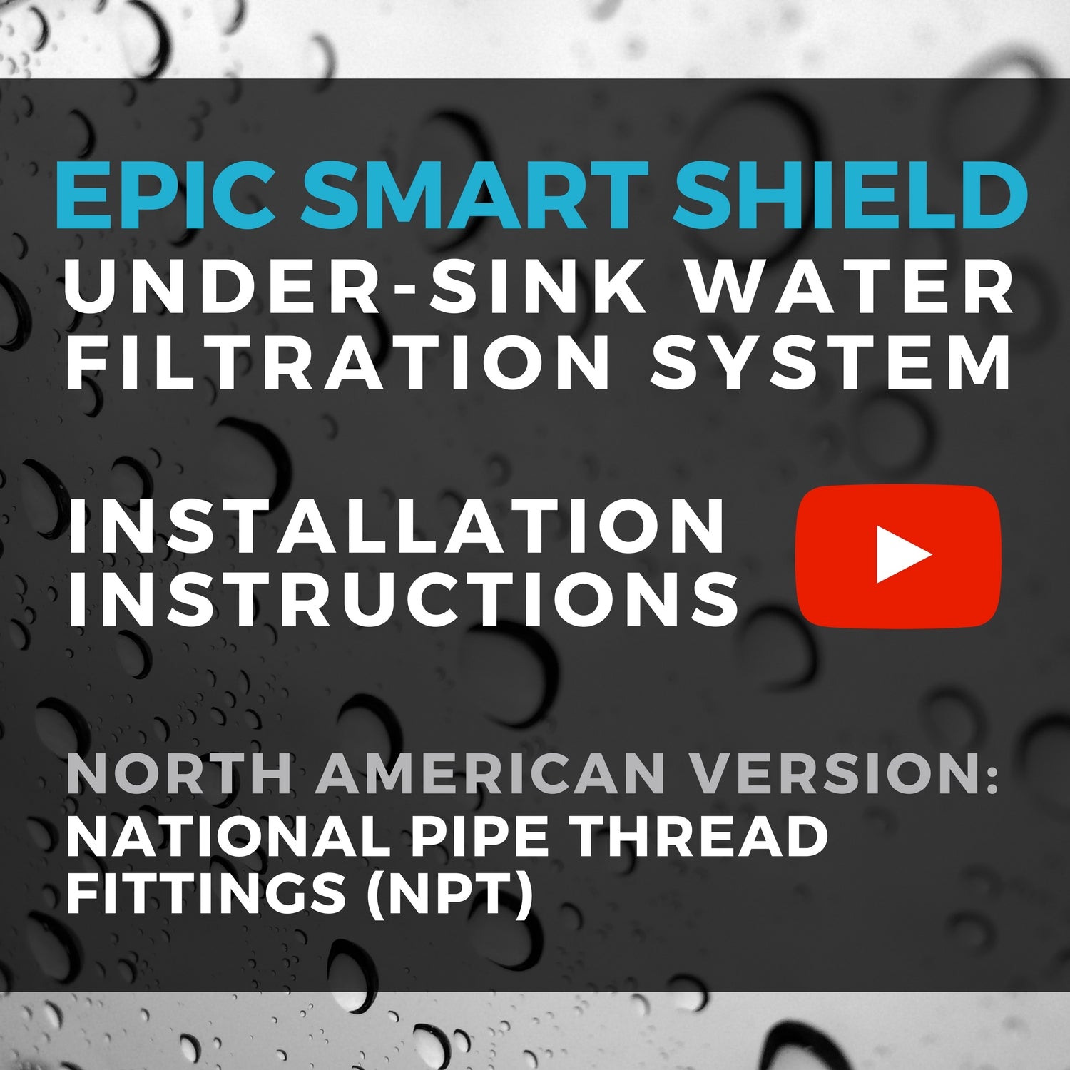Epic Smart Shield Replacement Filter Epic Water Filters USA