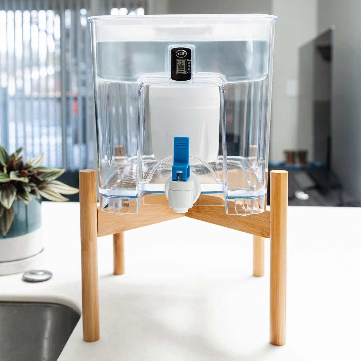 Supporto in bambù per dispenser