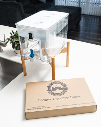 Dispenser Bamboo Stand