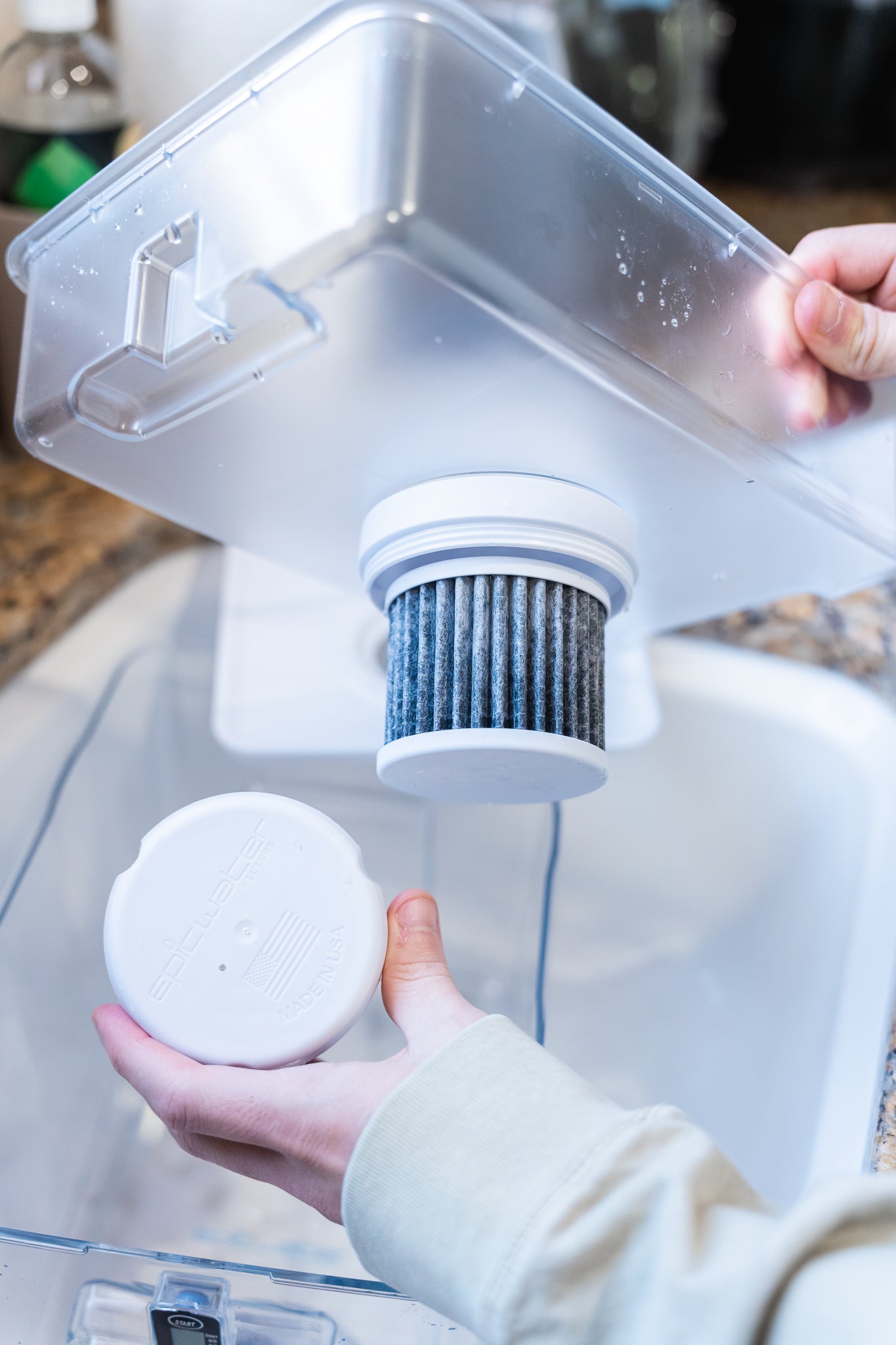 Epic Pure XP Water Filter Dispenser | Reduces Fluoride, Lead