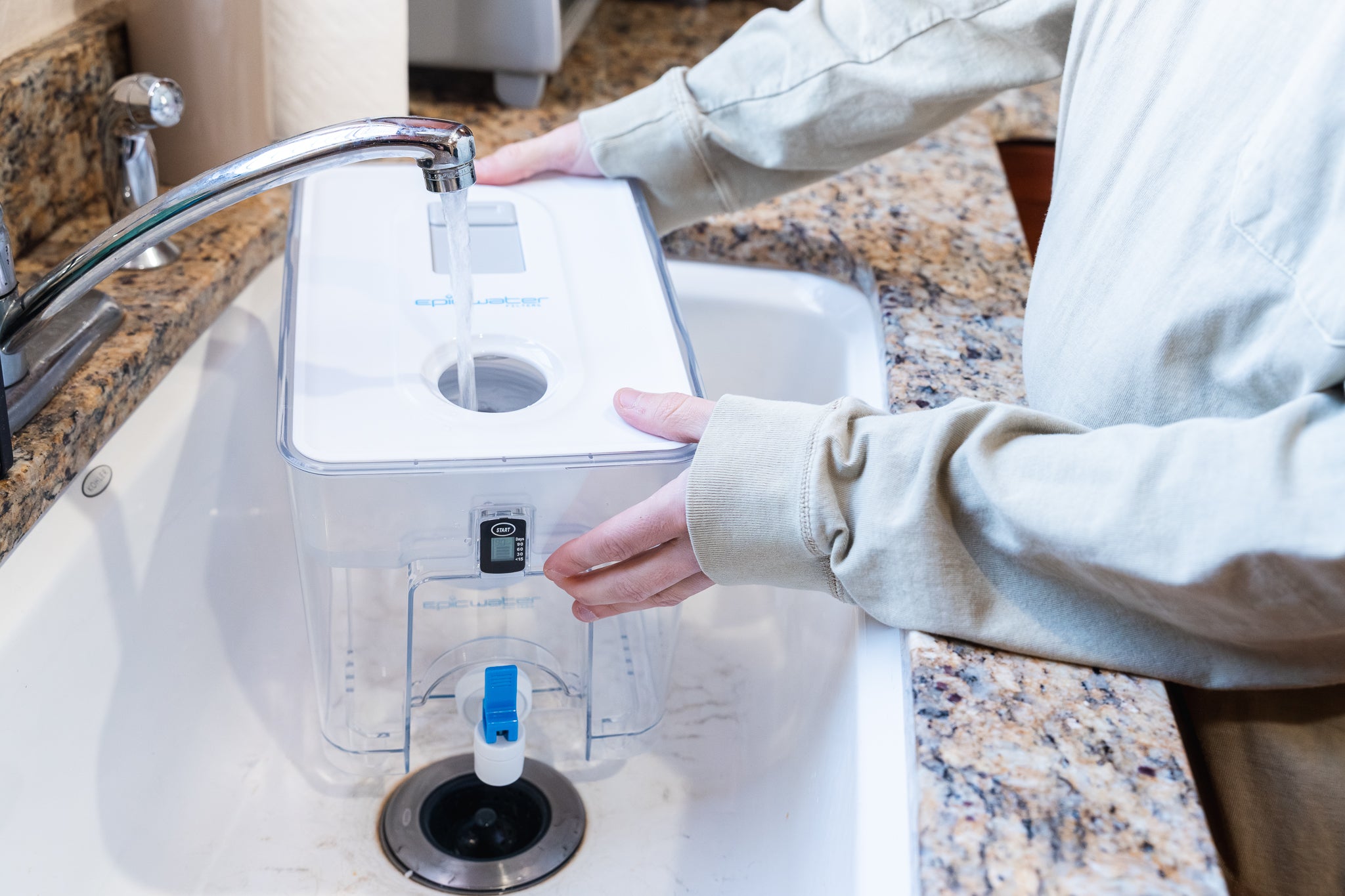 Epic Pure XP Water Filter Dispenser | Reduces Fluoride, Lead