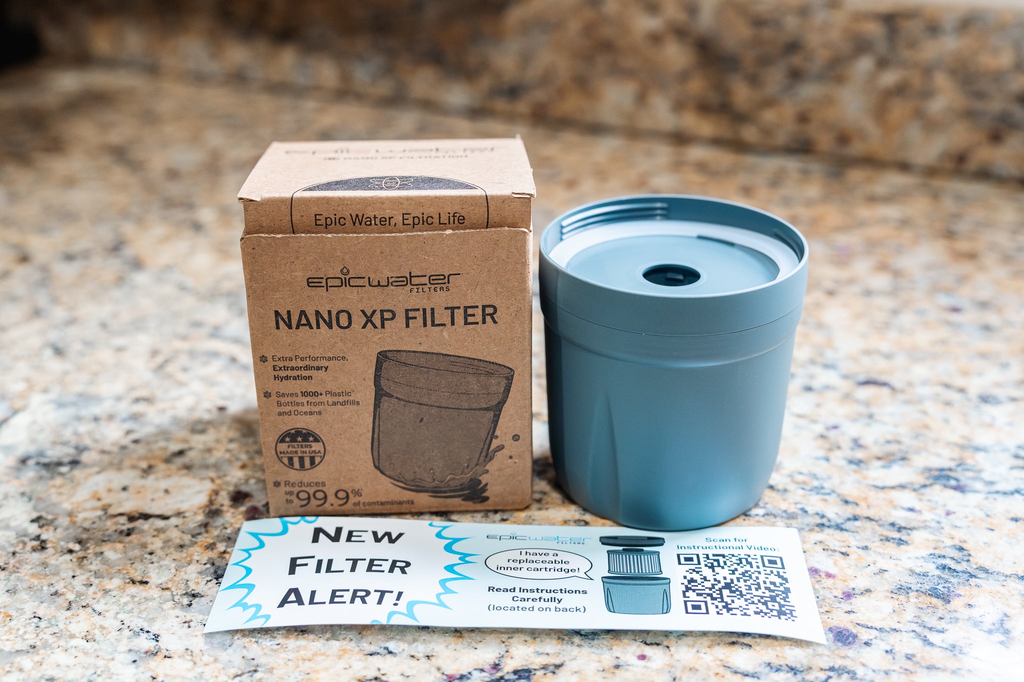 Waterdrop 20-Cup Water Filter Dispenser With 4 Long-Life Filters – Black, 200-Gallon Capacity
