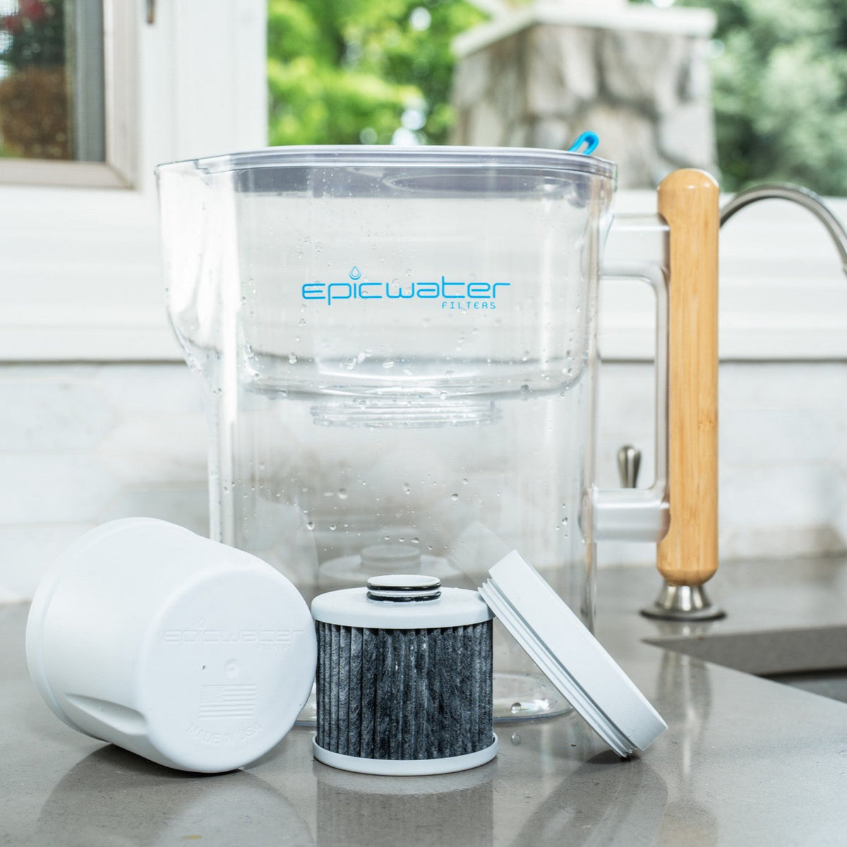 Pure XP Water Filter Pitcher | Reduces Fluoride, PFAS, & Parasites