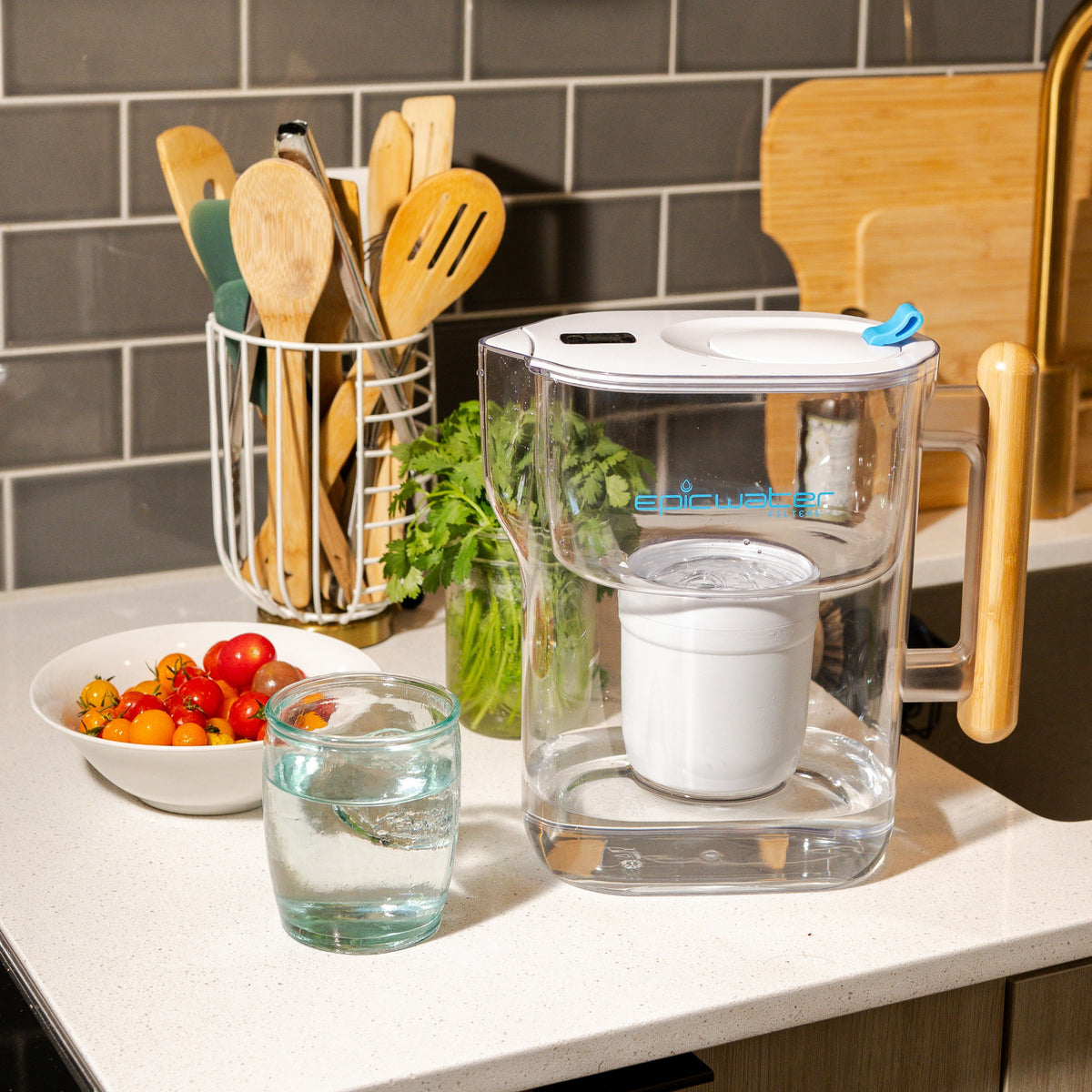 Pure XP Water Filter Pitcher | Reduces Fluoride, PFAS, & Parasites