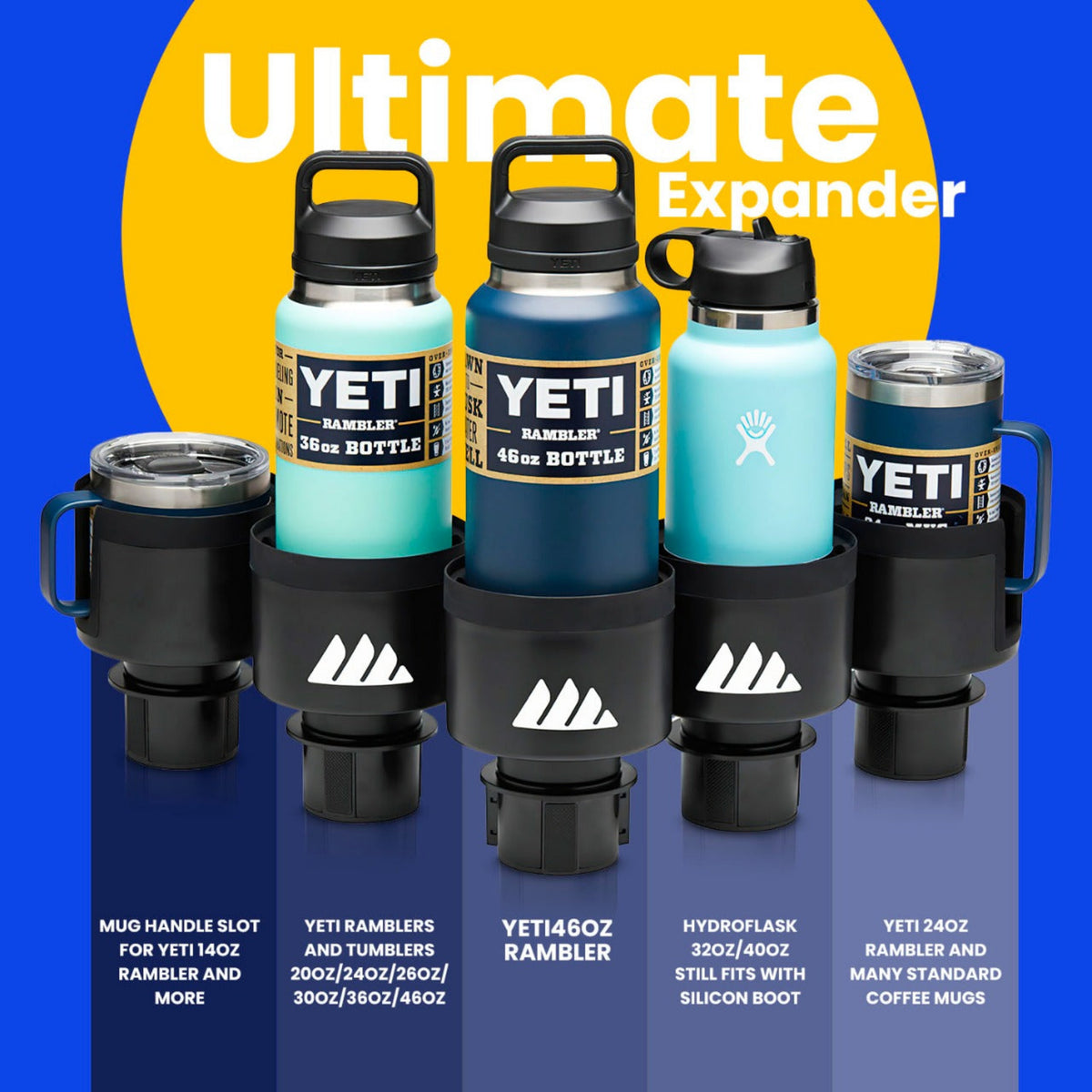 ULTIMATE EXPANDER® - Portabicchieri Espandibile fino a 10 cm