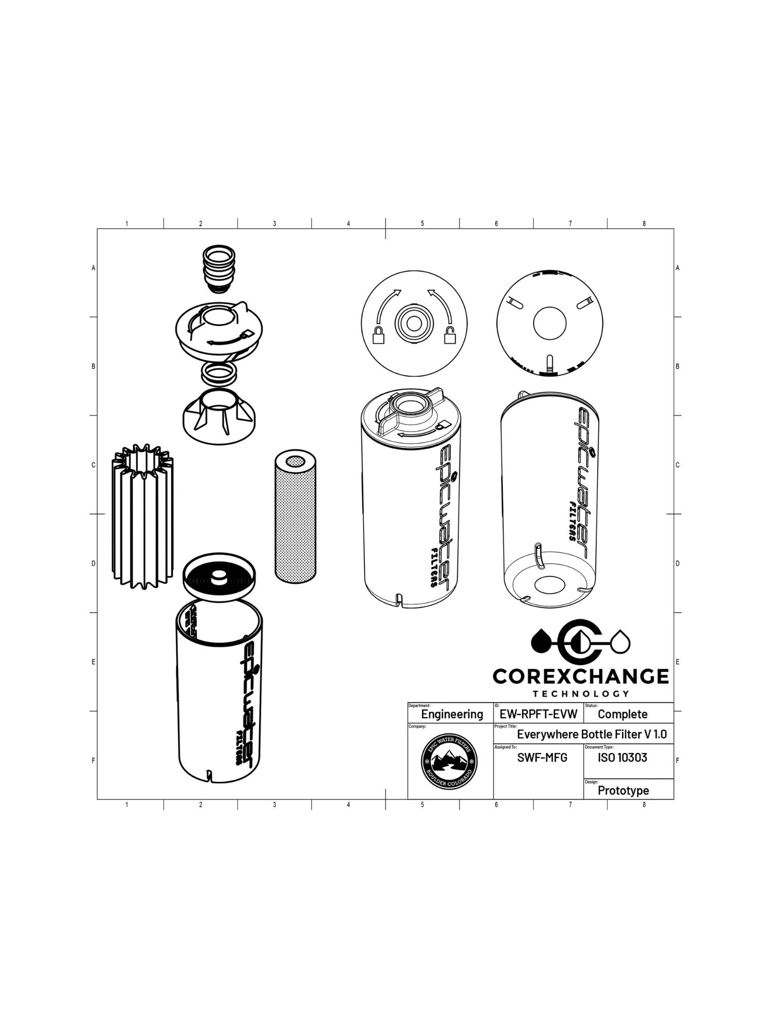 Everywhere Filter Replacement Cartridge Epic Water Filters USA
